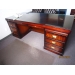 Executive 5 Piece Office Suite, Burnt Maple Rare Desk Credenza